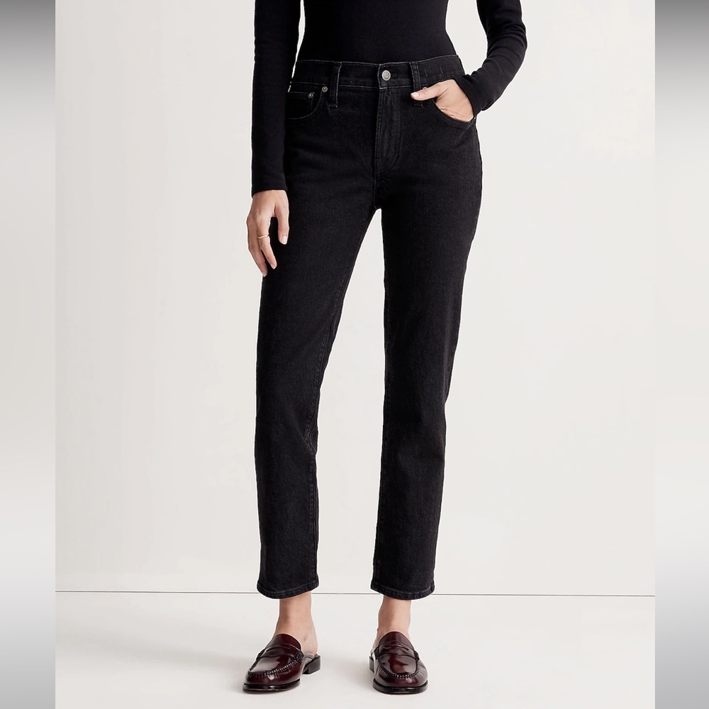 Madewell perfect vintage jeans black
